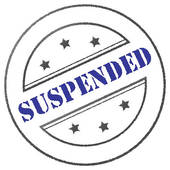 Suspended for one week
